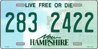 NH license plate 2832422