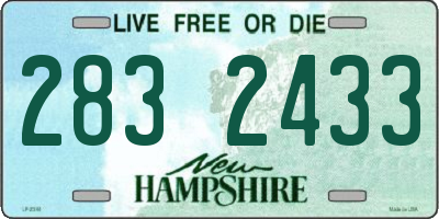 NH license plate 2832433