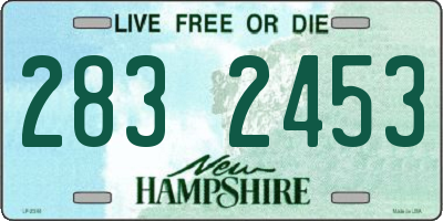 NH license plate 2832453