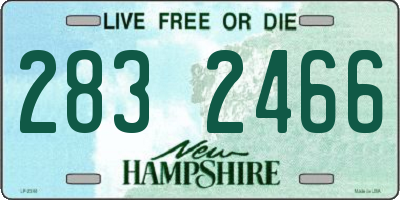 NH license plate 2832466