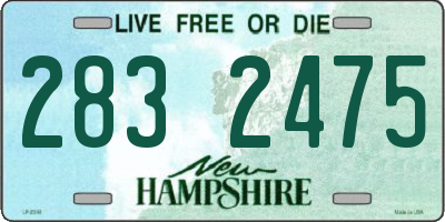 NH license plate 2832475