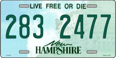 NH license plate 2832477