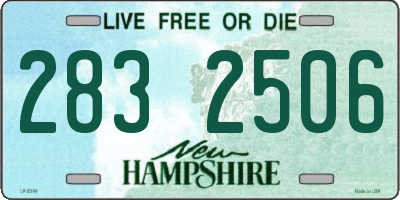 NH license plate 2832506