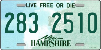 NH license plate 2832510