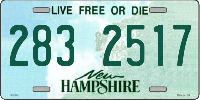 NH license plate 2832517