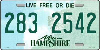 NH license plate 2832542