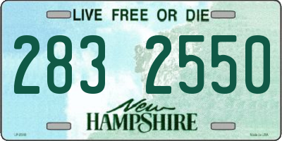 NH license plate 2832550