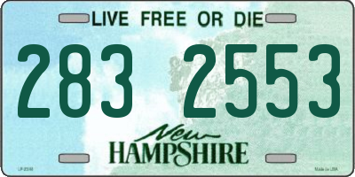 NH license plate 2832553