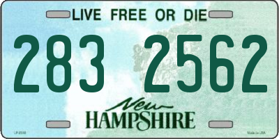NH license plate 2832562
