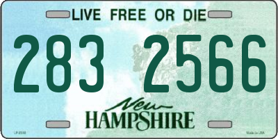 NH license plate 2832566