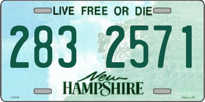 NH license plate 2832571