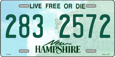 NH license plate 2832572