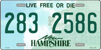 NH license plate 2832586