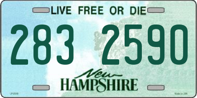 NH license plate 2832590
