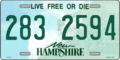 NH license plate 2832594