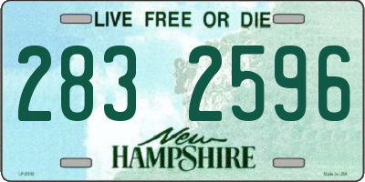 NH license plate 2832596