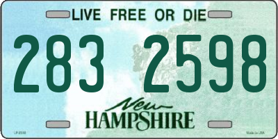 NH license plate 2832598