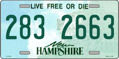 NH license plate 2832663