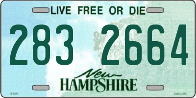 NH license plate 2832664