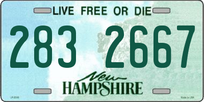 NH license plate 2832667
