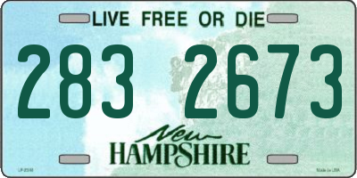 NH license plate 2832673