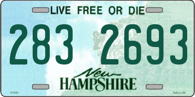 NH license plate 2832693