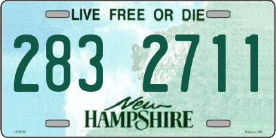 NH license plate 2832711