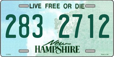 NH license plate 2832712