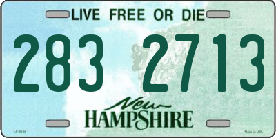 NH license plate 2832713
