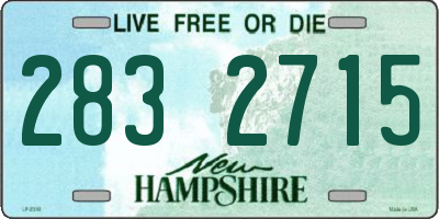 NH license plate 2832715