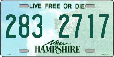 NH license plate 2832717