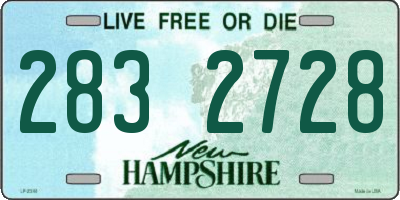 NH license plate 2832728
