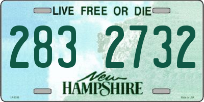 NH license plate 2832732