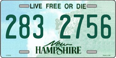 NH license plate 2832756