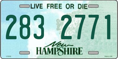 NH license plate 2832771