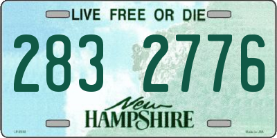 NH license plate 2832776