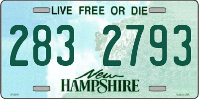 NH license plate 2832793