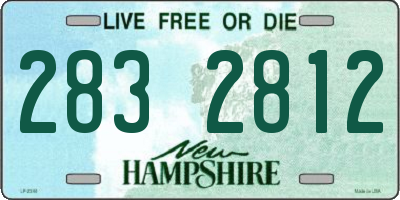 NH license plate 2832812