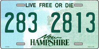 NH license plate 2832813
