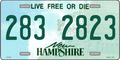 NH license plate 2832823