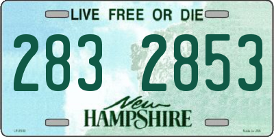 NH license plate 2832853