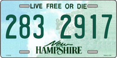 NH license plate 2832917