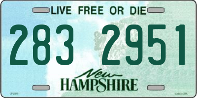 NH license plate 2832951