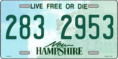 NH license plate 2832953