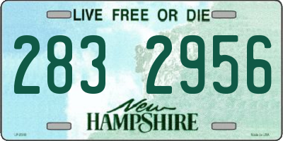 NH license plate 2832956