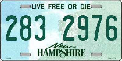 NH license plate 2832976