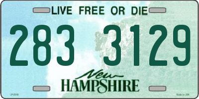 NH license plate 2833129
