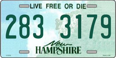 NH license plate 2833179