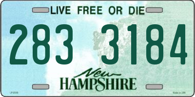 NH license plate 2833184
