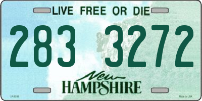 NH license plate 2833272